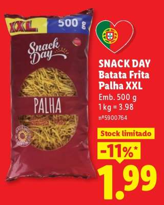 Snack Day Batata Frita Palha XXL
