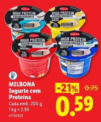 Milbona Iogurte com Proteína