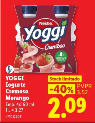 YOGGI Iogurte Cremoso Morango