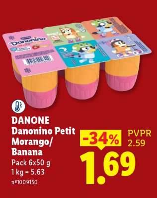 Danonino Petit Morango/Banana