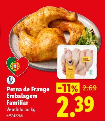 Perna de Frango Embalagem Familiar