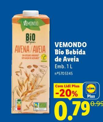 Vemondo Bio Bebida de Aveia