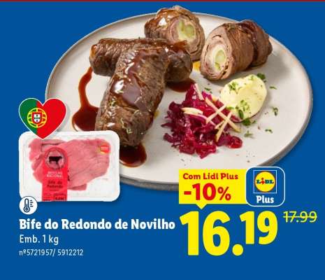 Bife do Redondo de Novilho