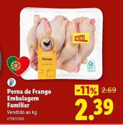Perna de Frango Embalagem Familiar