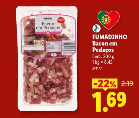FUMADINHO Bacon em Pedaços