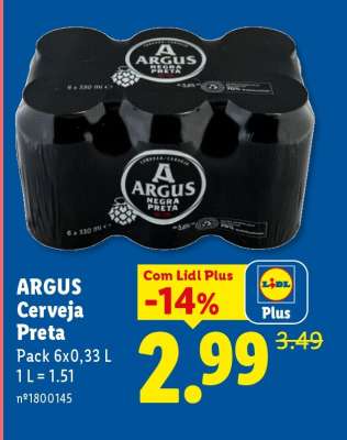 ARGUS Cerveja Preta
