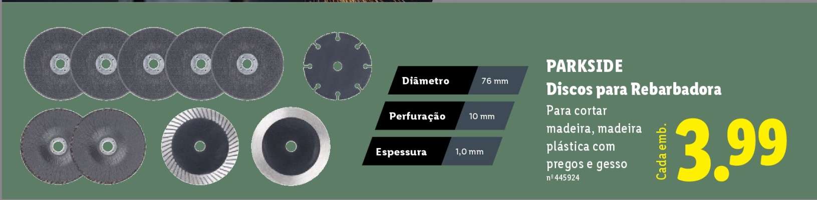 PARKSIDE Discos para Rebarbadora