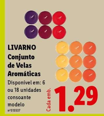 LIVARNO Conjunto de Velas Aromáticas