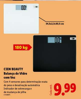 CIEN BEAUTY Balança de Vidro com Voz