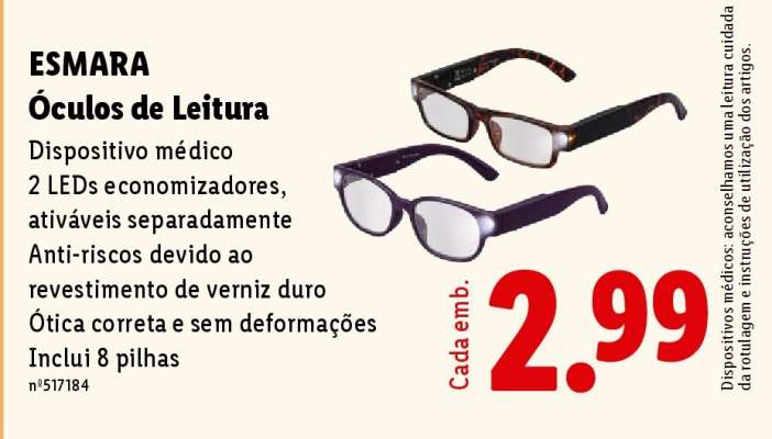ESMARA Óculos de Leitura