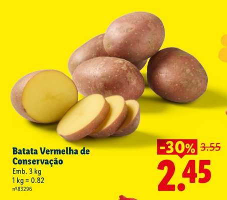 Batata Vermelha de Conservação