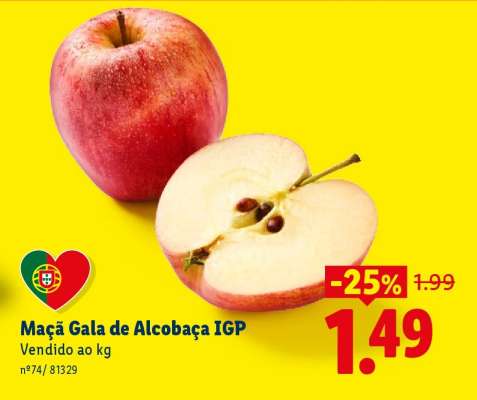 Maçã Gala de Alcobaça IGP