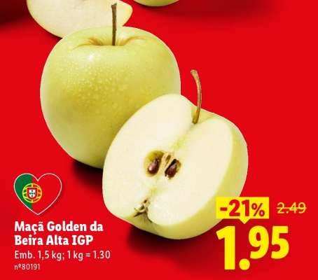 Maçã Golden da Beira Alta IGP