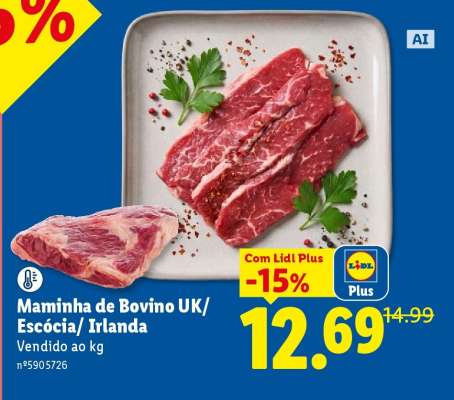 Maminha de Bovino UK/Escócia/Irlanda