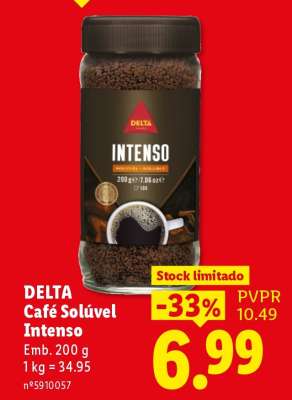 Delta Café Solúvel Intenso