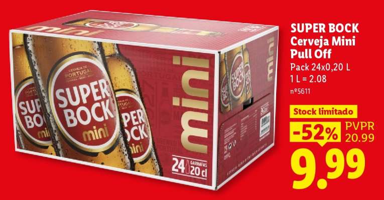 Super Bock Cerveja Mini Pull Off