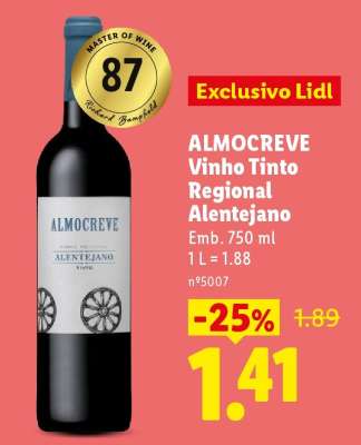 Almocreve Vinho Tinto Regional Alentejano