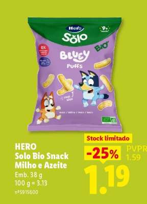 HERO Solo Bio Snack Milho e Azeite