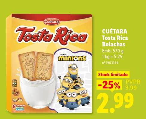 Cuétara Tosta Rica Bolachas
