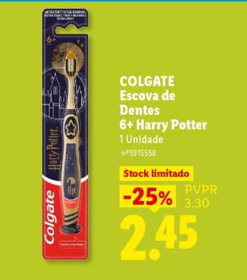 COLGATE Escova de Dentes 6+ Harry Potter