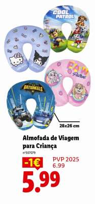 Almofada de Viagem para Criança