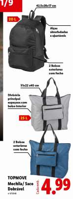 TOPMOVE Mochila/ Saco Dobrável