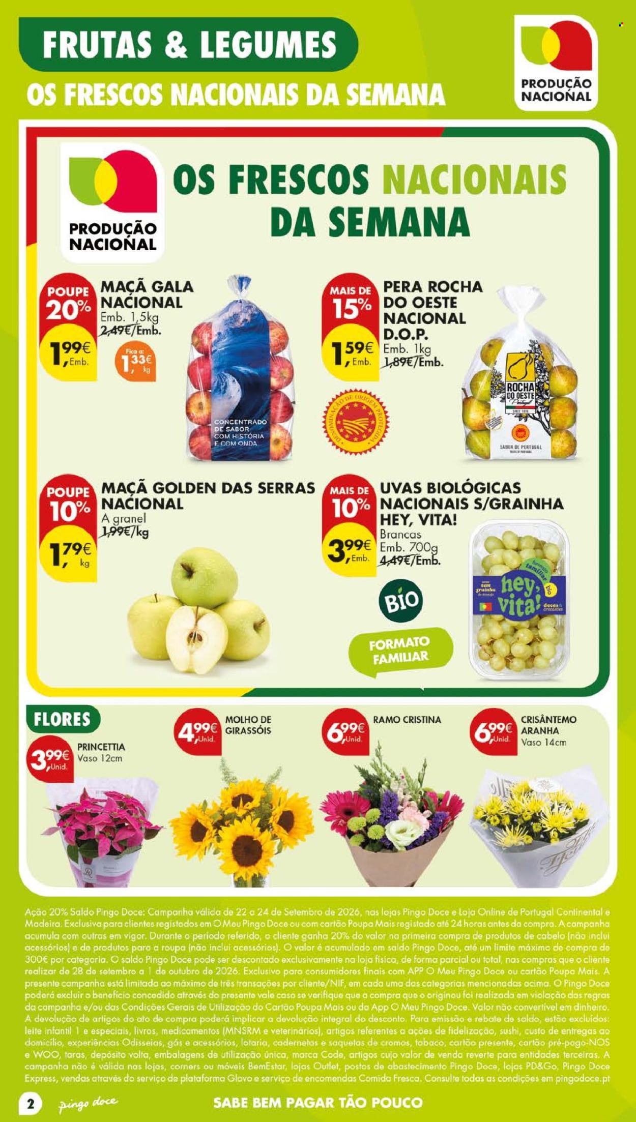 Folheto Pingo Doce - 22.9.2026 - 28.9.2026. Página 2