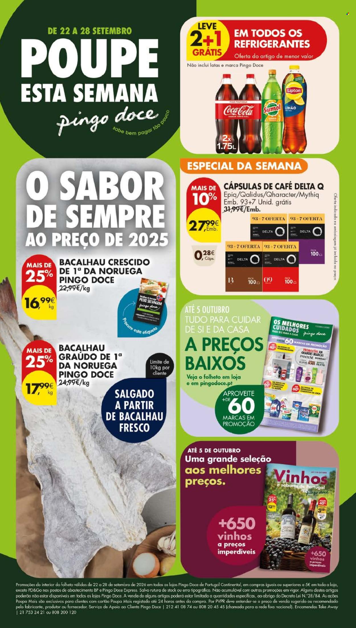 Folheto Pingo Doce - 22.9.2026 - 28.9.2026. Página 52