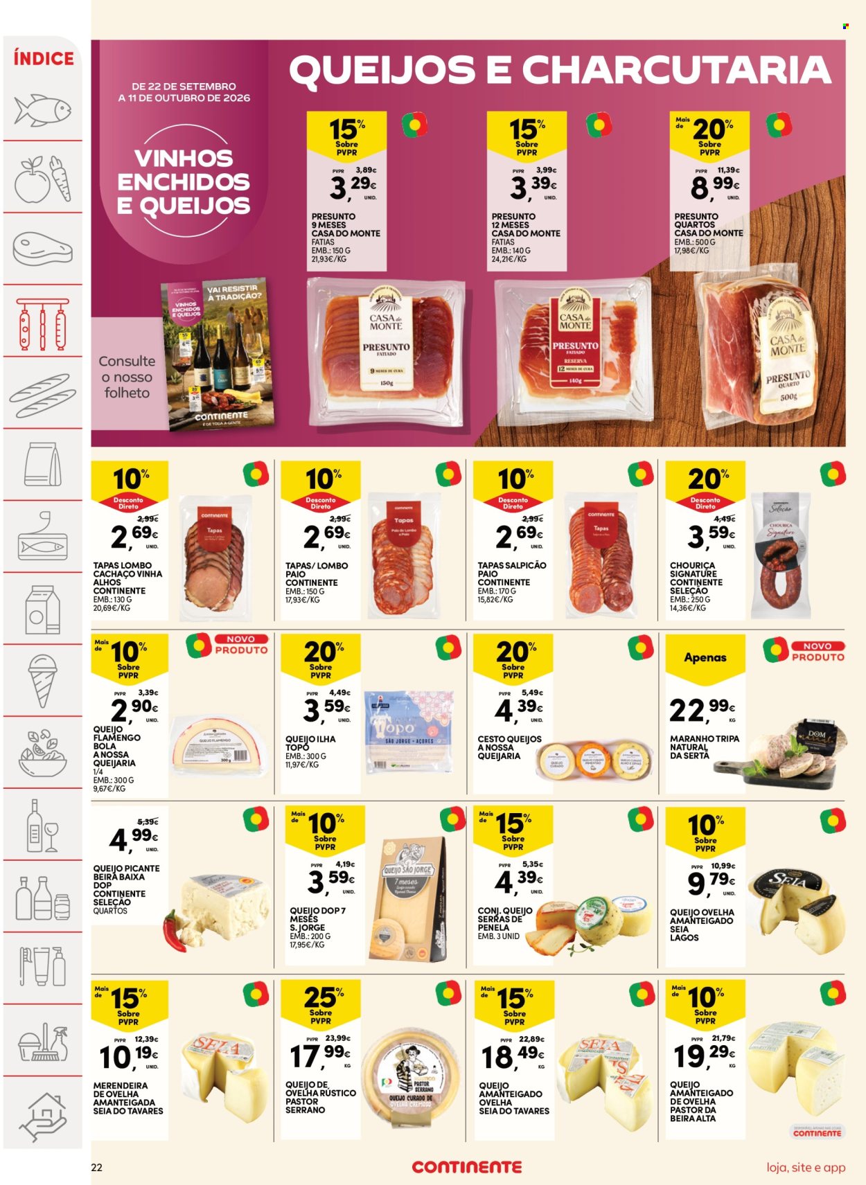 Folheto Continente - 22.9.2026 - 28.9.2026. Página 22