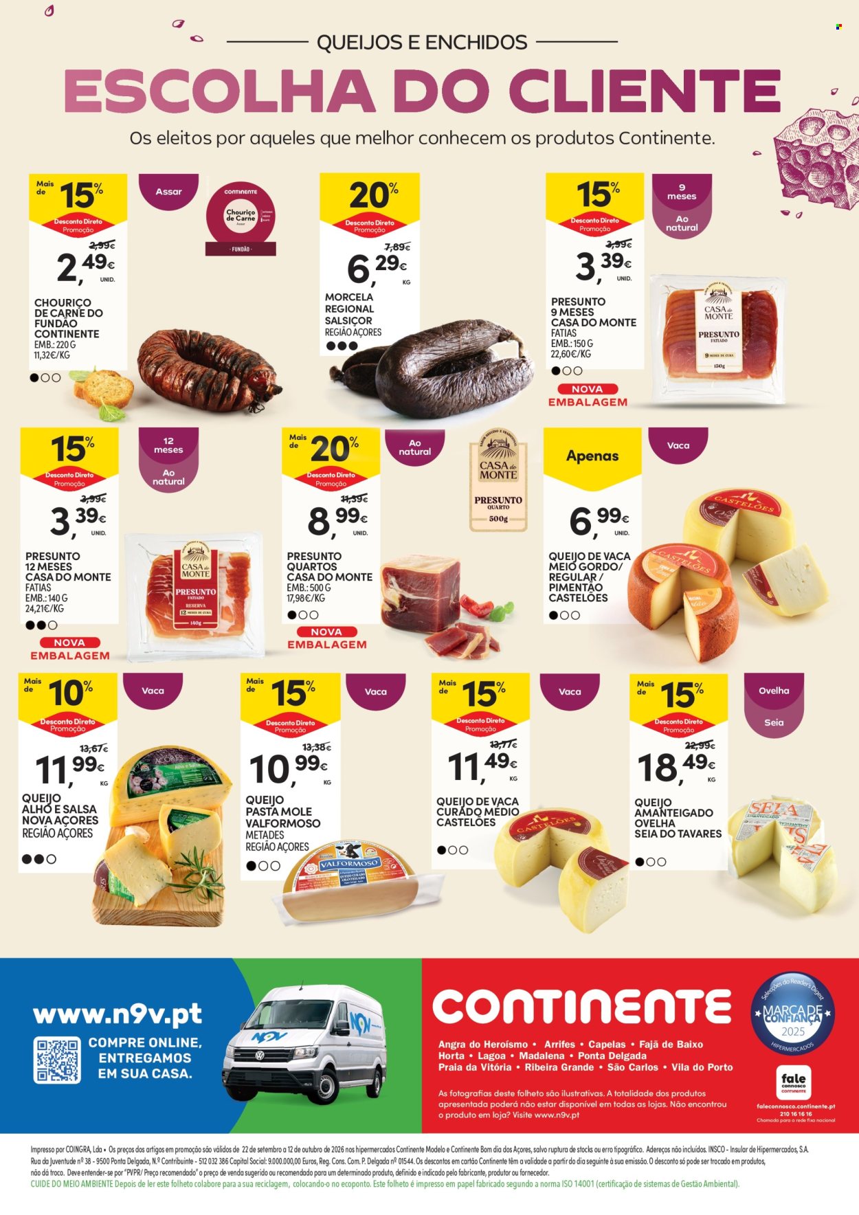Folheto Continente Modelo - 22.9.2026 - 12.10.2026. Página 48
