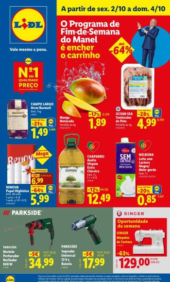 Folheto Lidl - 28.9.2026 - 4.10.2026.