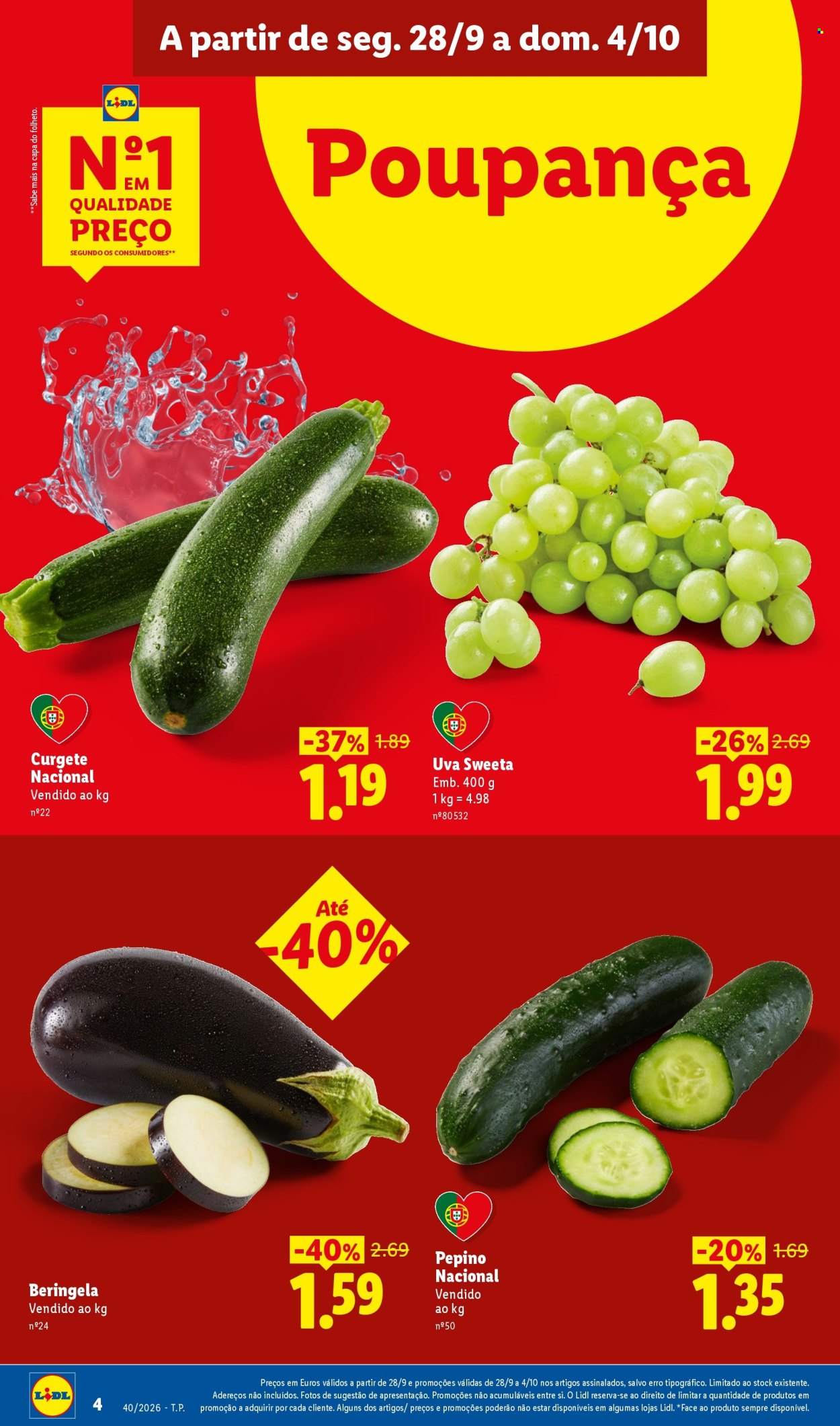 Folheto Lidl - 28.9.2026 - 4.10.2026. Página 4