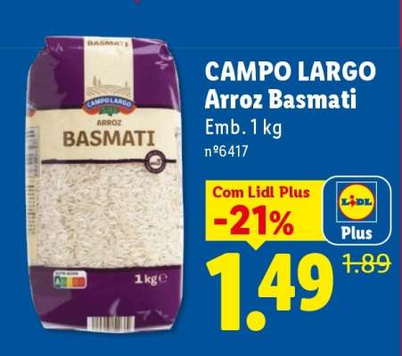 CAMPO LARGO Arroz Basmati