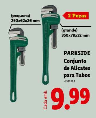 PARKSIDE Conjunto de Alicates para Tubos