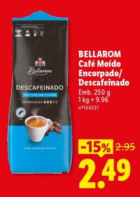 BELLAROM Café Moído Encorpado/Descafeinado