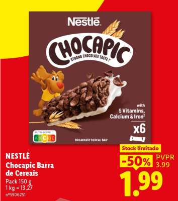 NESTLÉ Chocapic Barra de Cereais