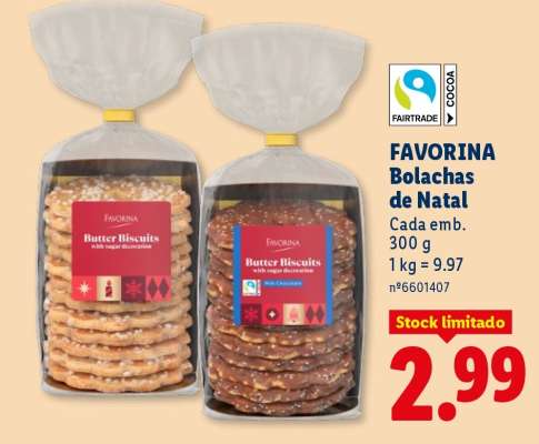 Favorina Bolachas de Natal