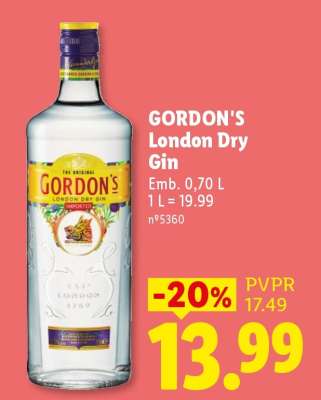 GORDON'S London Dry Gin