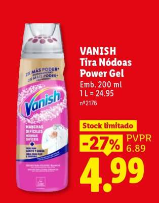 VANISH Tira Nódas Power Gel