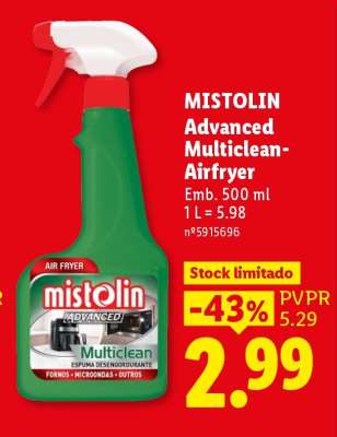 MISTOLIN Advanced Multiclean-Airfryer
