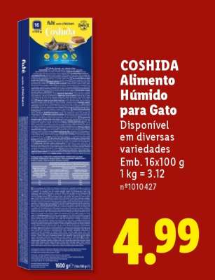 COSHIDA Alimento Húmido para Gato