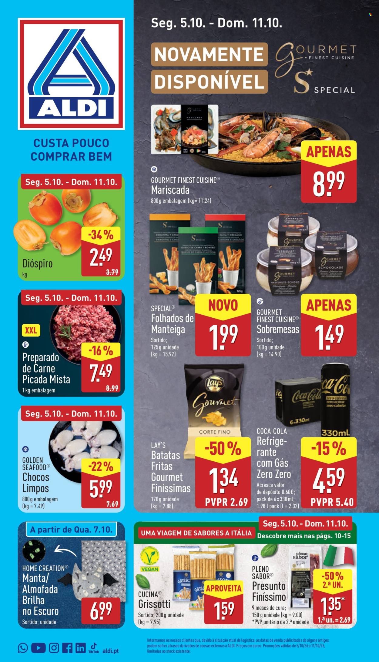 Folheto Aldi - 5.10.2026 - 11.10.2026. Página 1