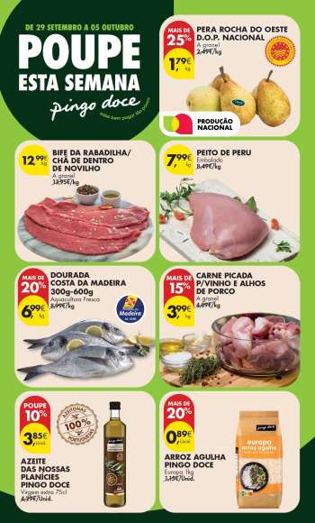 Folheto Pingo Doce - 29.9.2026 - 5.10.2026.