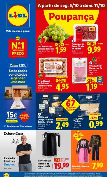 Folheto Lidl - 5.10.2026 - 11.10.2026.