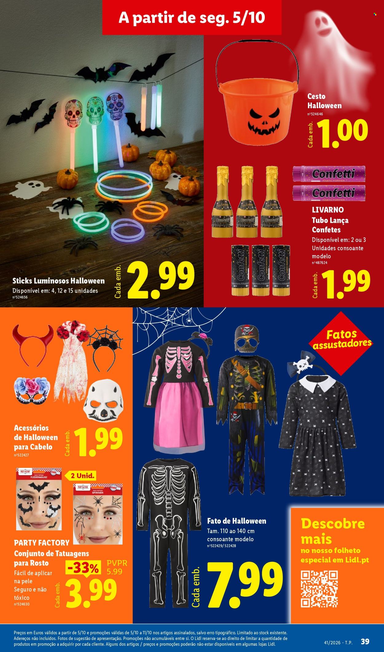 Folheto Lidl - 5.10.2026 - 11.10.2026. Página 39