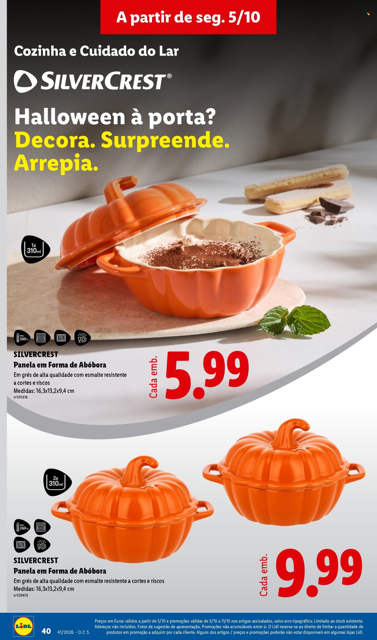 Folheto Lidl - 5.10.2026 - 11.10.2026. Página 40