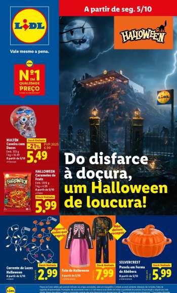 Folheto Lidl - 5.10.2026 - 11.10.2026.