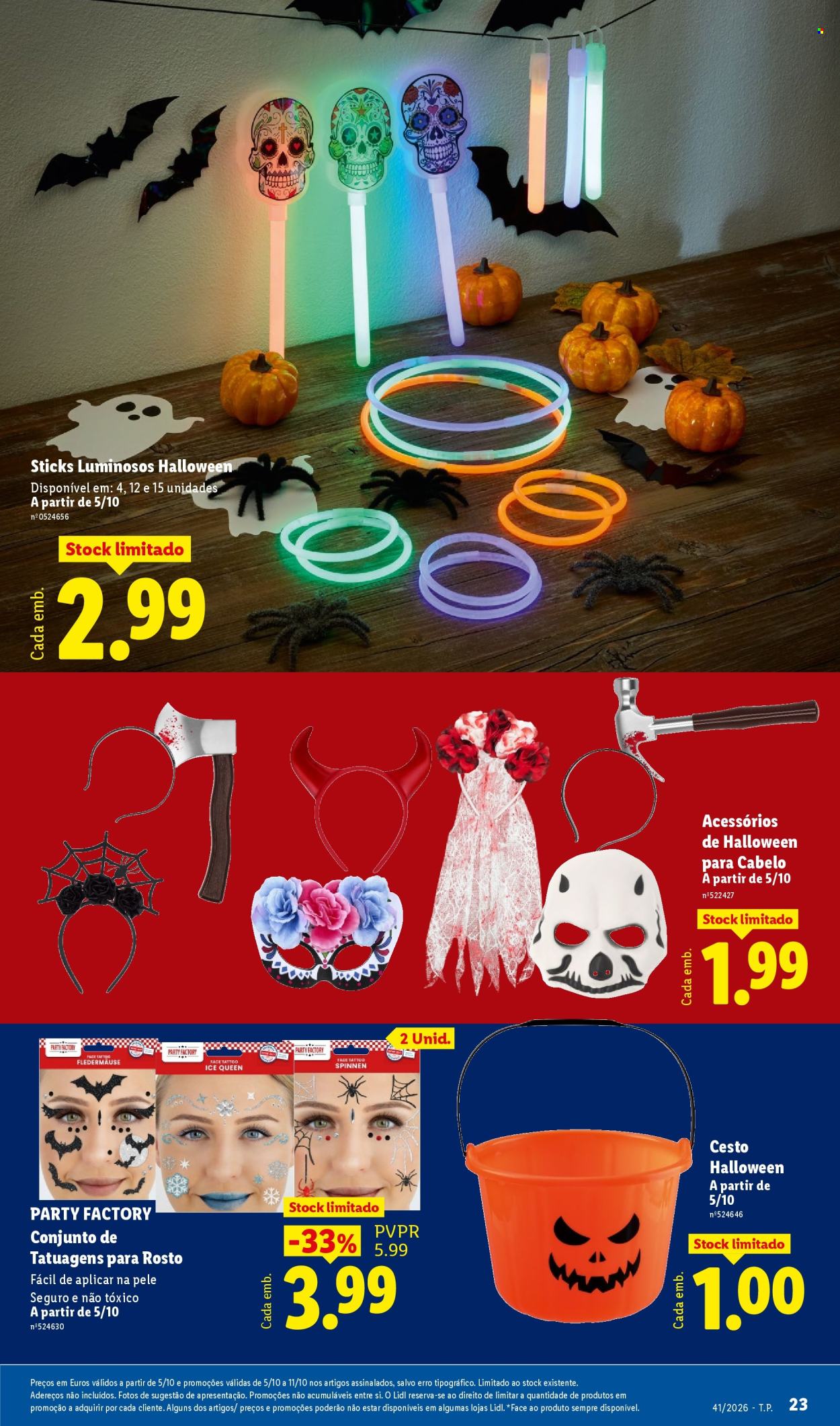 Folheto Lidl - 5.10.2026 - 11.10.2026. Página 23