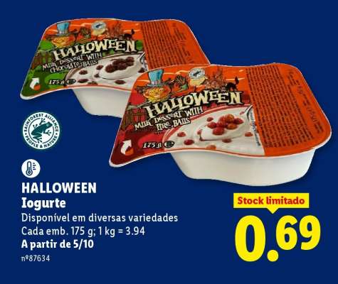 HALLOWEEN Iogurte