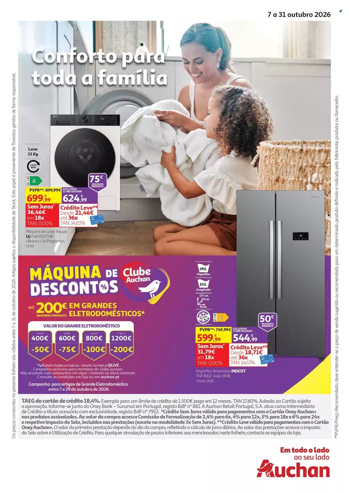 Folheto Auchan - 7.10.2026 - 31.10.2026. Página 1